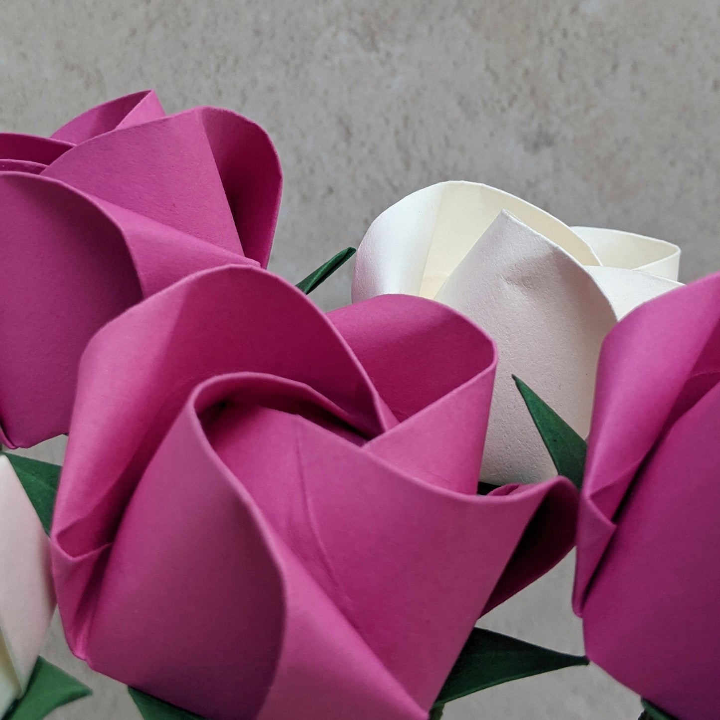 Paper roses bouquet, eco friendly origami flowers gift
